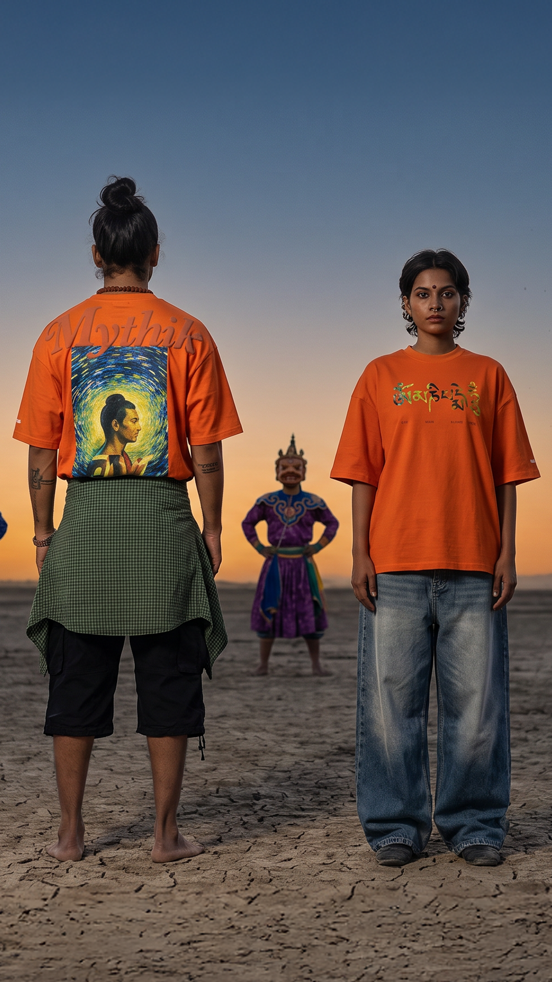 Buddha Meets Van Gogh | Super Oversized Tee