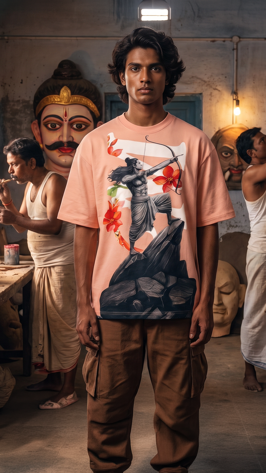 Ram & Ashoka Flowers | Super Oversized Tee