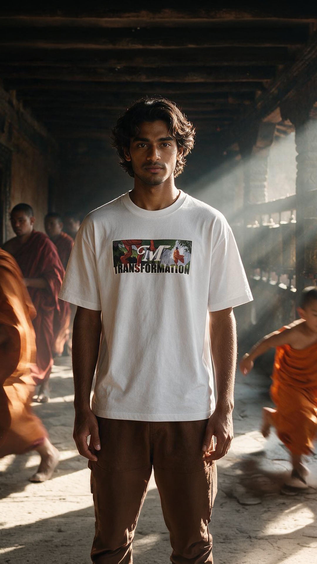 Buddha Meets Angulimal | Relaxed Tee