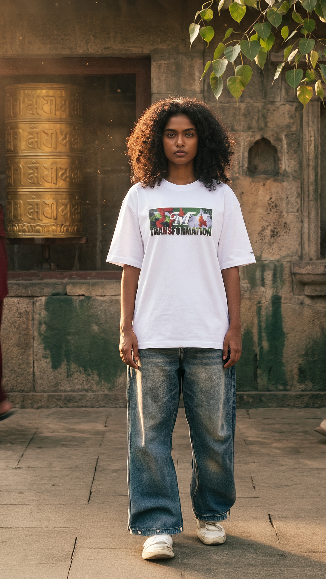 Buddha Meets Angulimal | Relaxed Tee