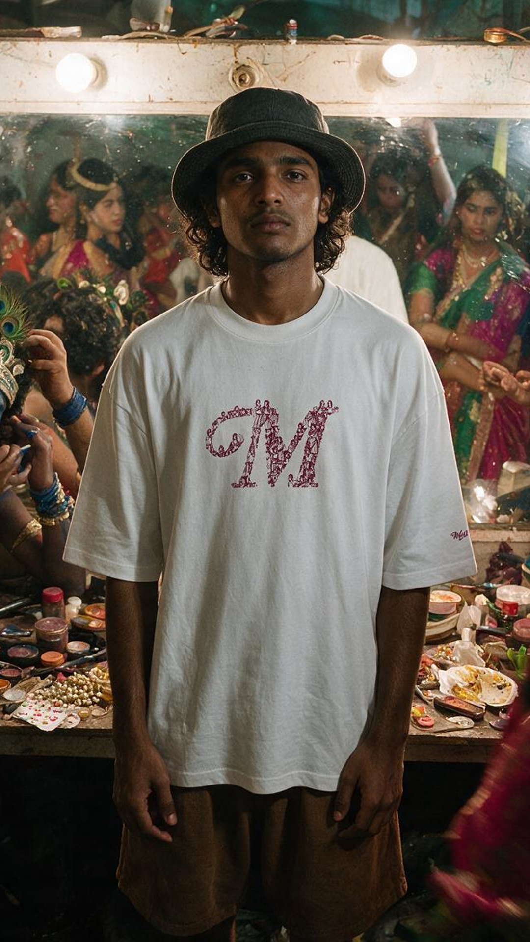 The Enchanting Krishna | Super Oversized Tee