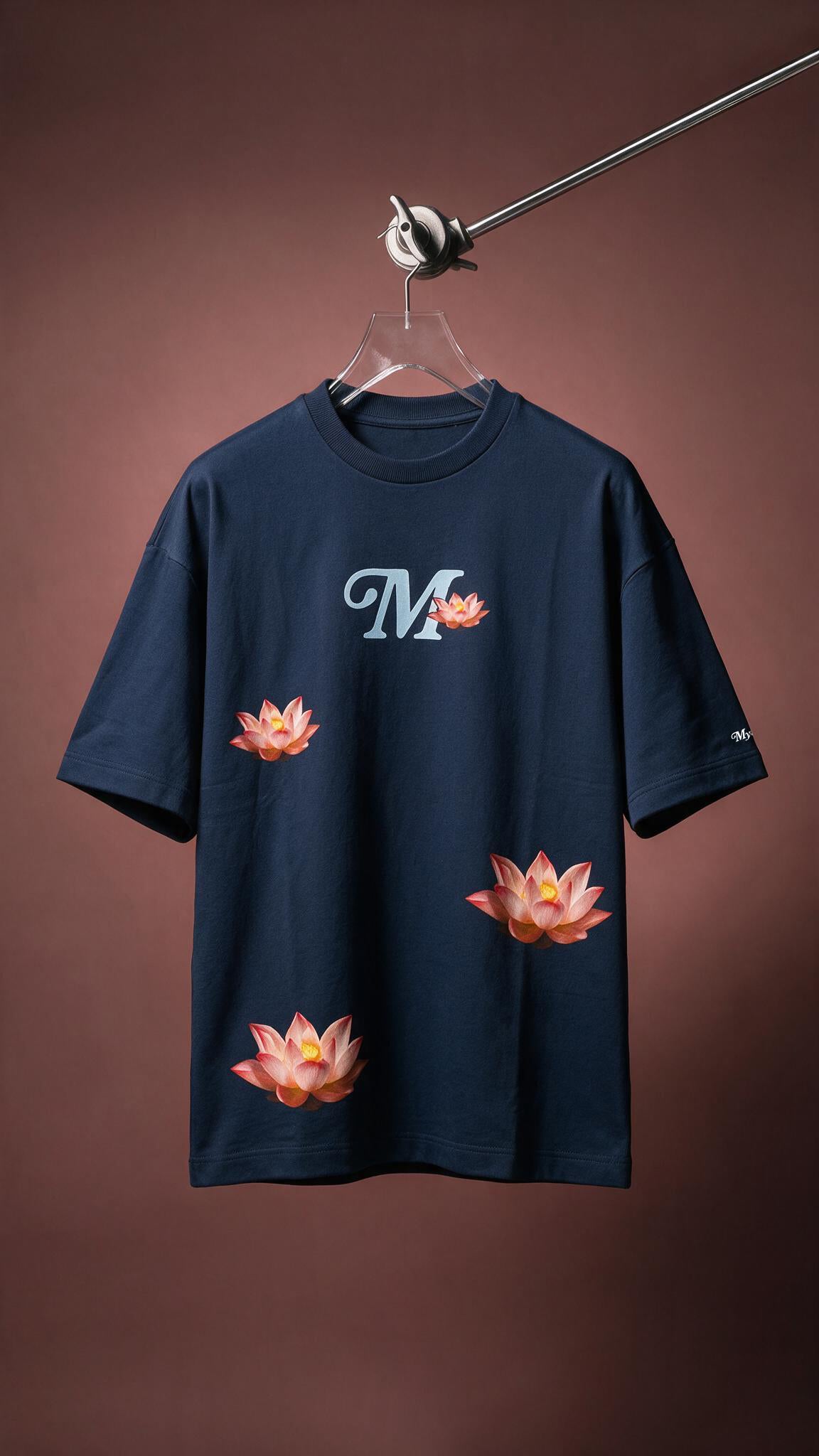 Lotus Loves Krishna | Super Oversized Tee
