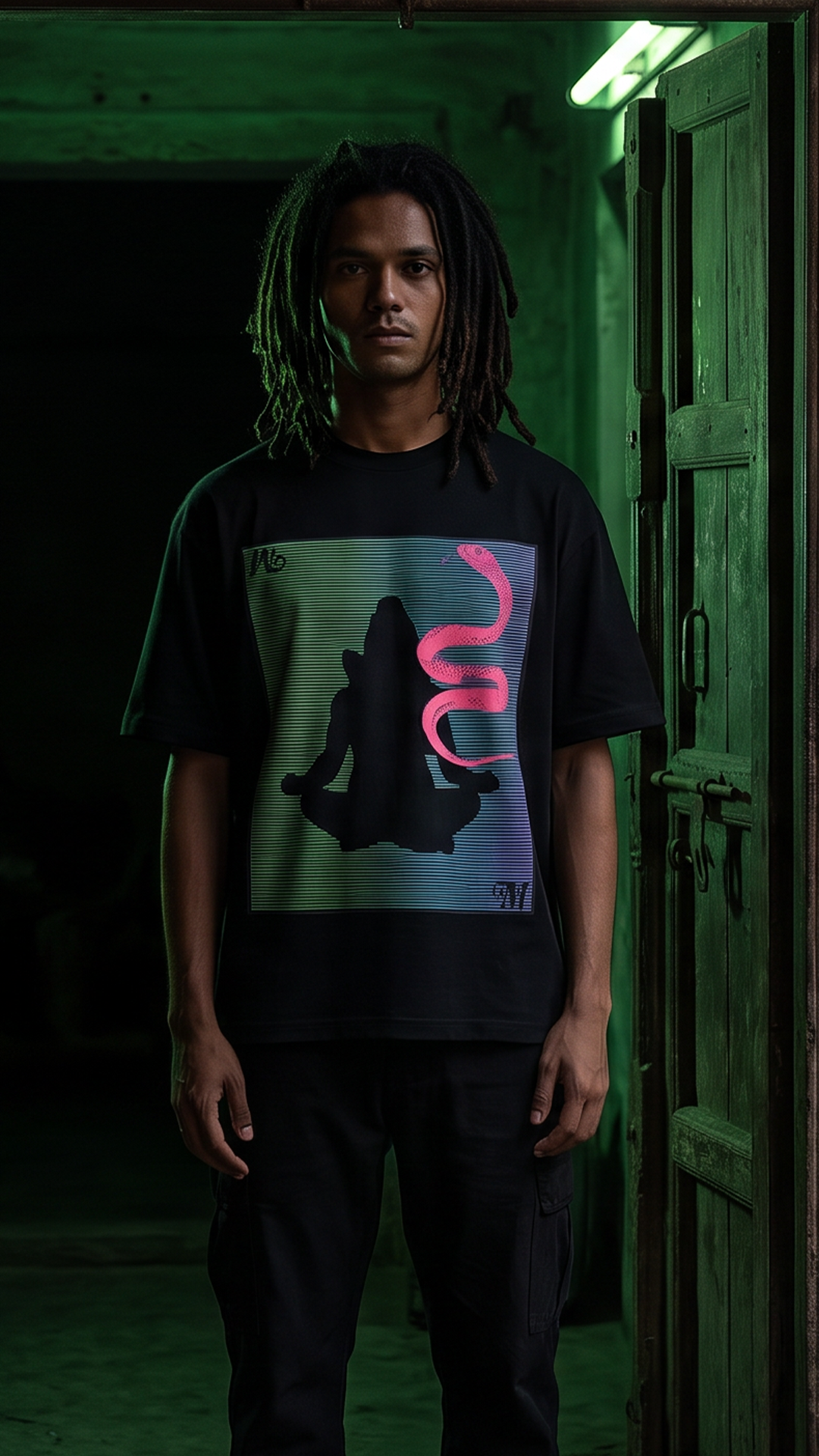 The Neon Shiva | Oversized Tee