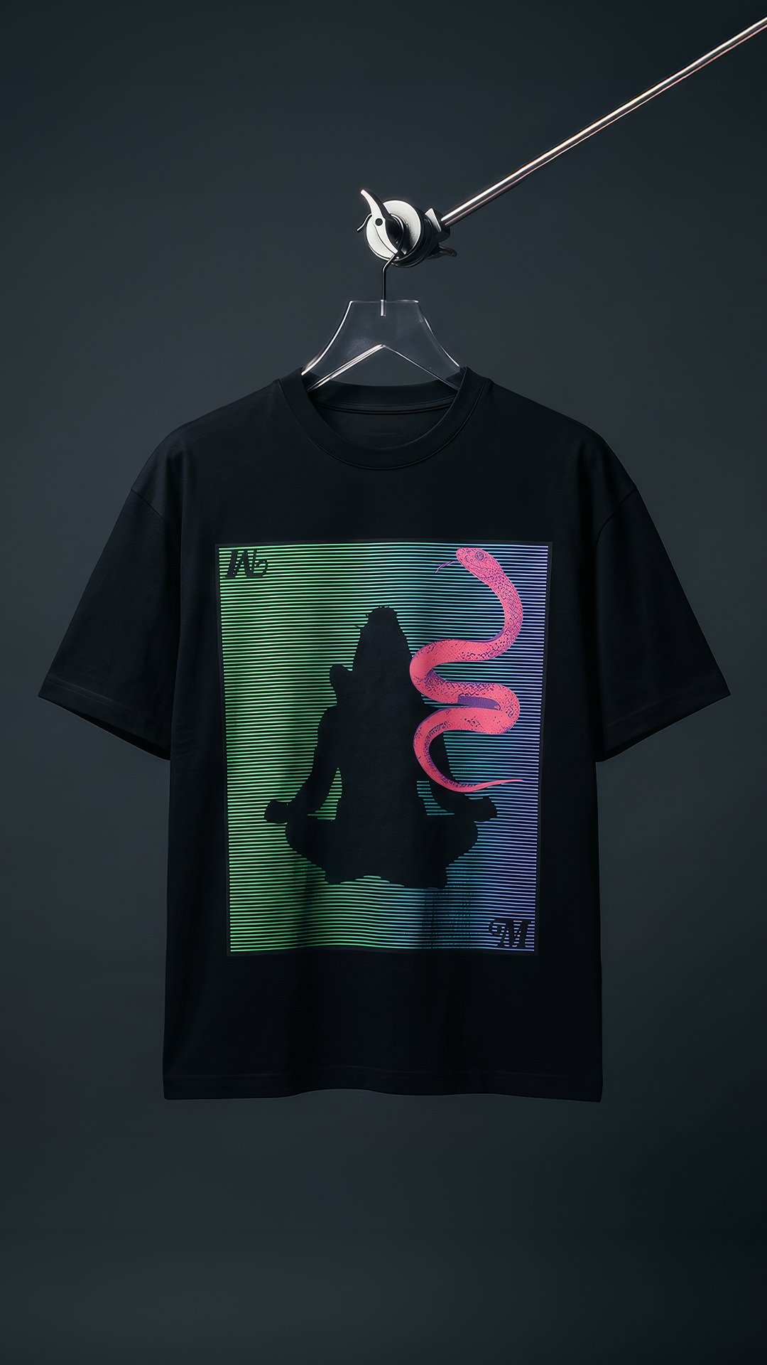 The Neon Shiva | Oversized Tee