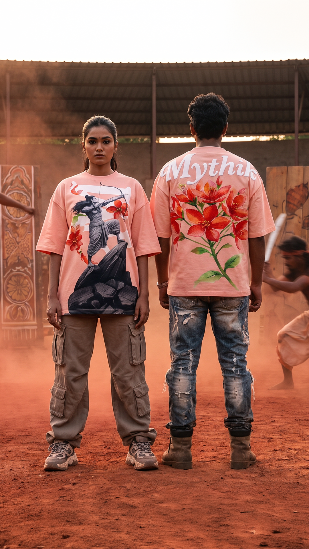Ram & Ashoka Flowers | Super Oversized Tee