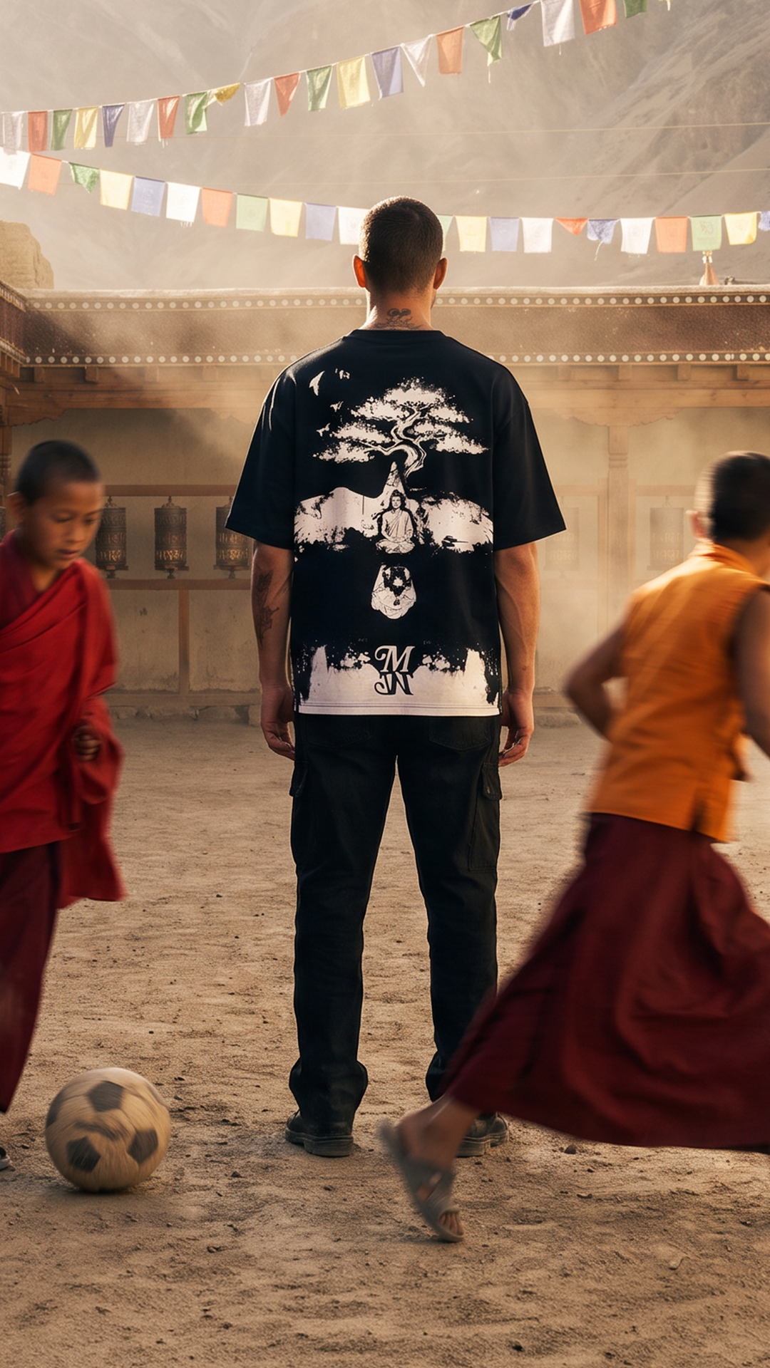The Wingspan Buddha  | Oversized Tee