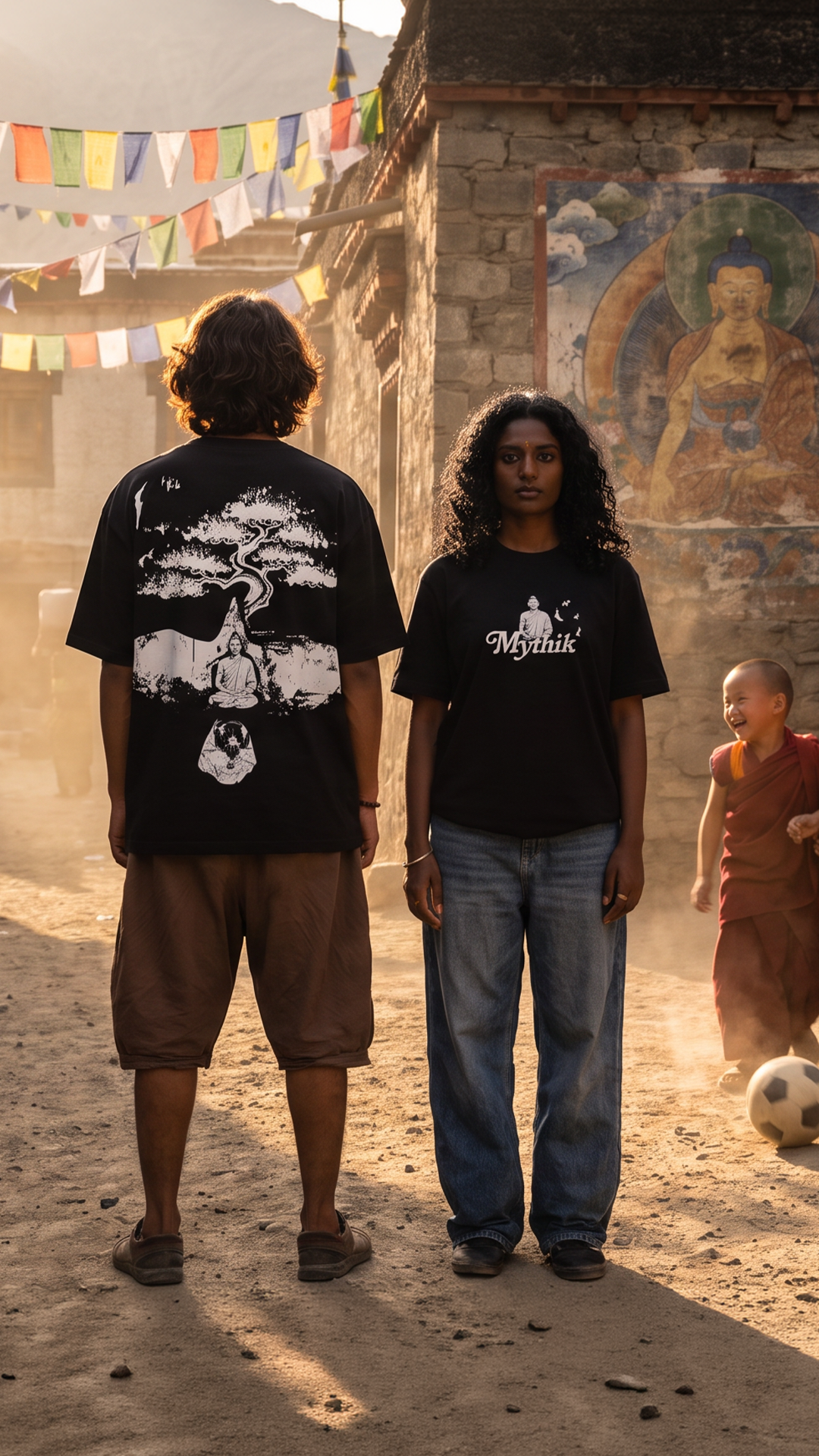 The Wingspan Buddha  | Oversized Tee